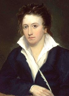 Portrait of Shelley by Alfred Clint (1819)
