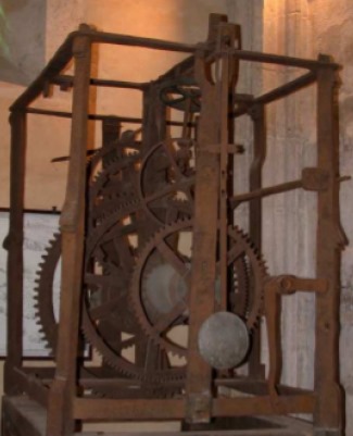 Pendulum Clock from Salisbury UK 16h Century. Wikimedia Images